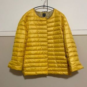 Cinzia Rocca yellow spring down puffer jacket
